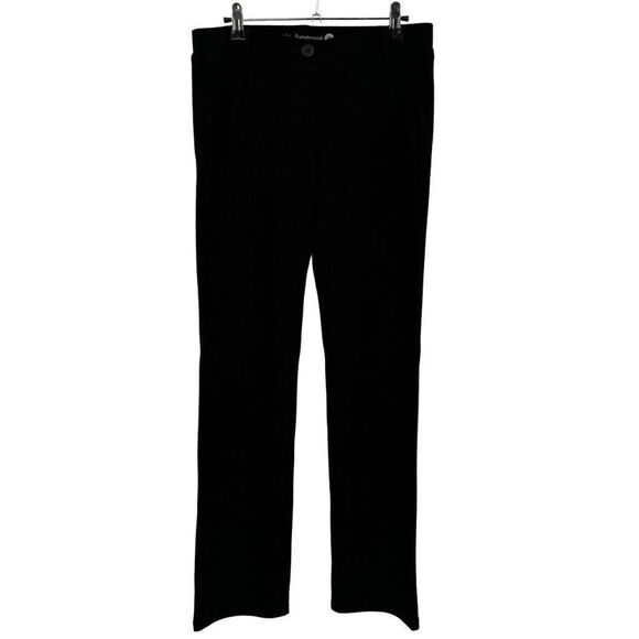BetaBrand Straight Leg Yoga / Dress Pants Black Pinstriped Medium Long - Picture 1 of 9